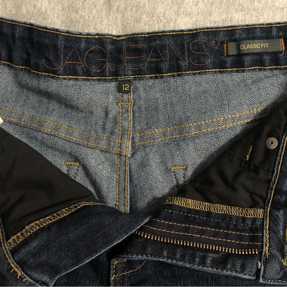 JAG Jeans Dark Wash Bermuda Jean Shorts - Picture 3 of 4